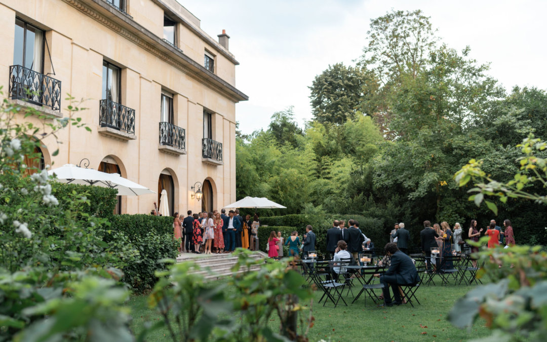 Reception de mariage a la Vigne Paris Bagatelle